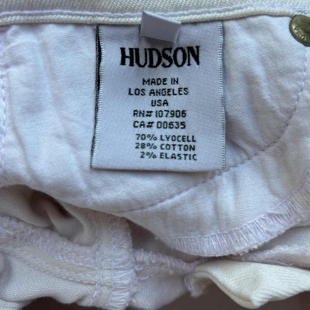 Hudson Jeans Baby Pink Krista Super Skinny Stretch Denim Pants - Picture 7 of 7